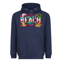 Navy beach vibes Heavyweight Hoodie - texasbilliewilder
