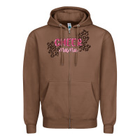 Chestnut cheer mama Zipper Hoodie - MaliasSmallBusiness
