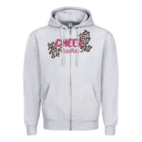 Heather Grey cheer mama Zipper Hoodie - MaliasSmallBusiness