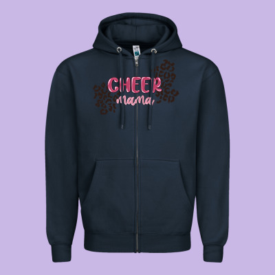 Zipper Hoodie cheer mama