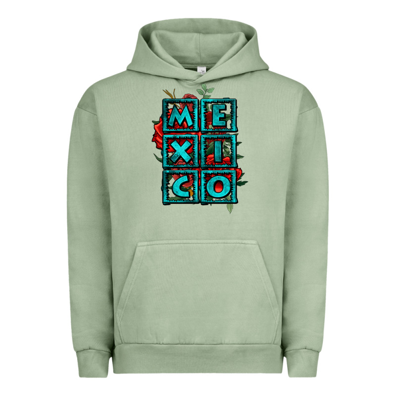 Mexico With Roses Urban Hoodie by Jasminsmagicworld | Teevron