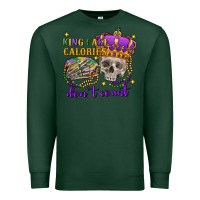 Sports Green king cake calories don't count skull Premium Sweatshirt - FaDigitalArtStudio