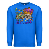 True Royal king cake calories don't count skull Premium Sweatshirt - FaDigitalArtStudio