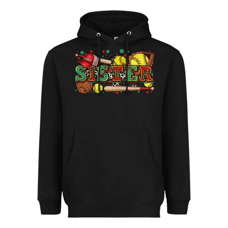 Sister Softball Heavyweight Hoodie by Zillion Design Studio | Teevron