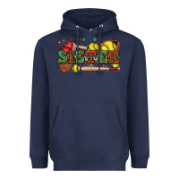 Navy sister softball Heavyweight Hoodie - Zillion Design Studio