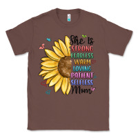 Chestnut she is strong fearless warm loving mom Classic Tee - MaliasSmallBusiness
