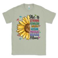 Matcha she is strong fearless warm loving mom Classic Tee - MaliasSmallBusiness
