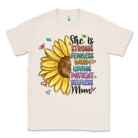 Natural she is strong fearless warm loving mom Classic Tee - MaliasSmallBusiness