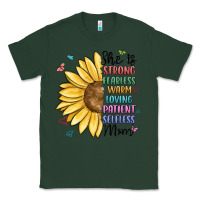 Sports Green she is strong fearless warm loving mom Classic Tee - MaliasSmallBusiness