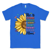True Royal she is strong fearless warm loving mom Classic Tee - MaliasSmallBusiness