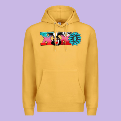 Xoxo With Cow Premium Hoodie Designed By Adodesignshop