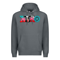 Rock xoxo with cow Premium Hoodie - AdoDesignShop