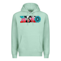Seafoam xoxo with cow Premium Hoodie - AdoDesignShop