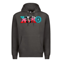 Smoke xoxo with cow Premium Hoodie - AdoDesignShop