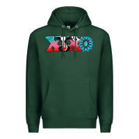 Sports Green xoxo with cow Premium Hoodie - AdoDesignShop