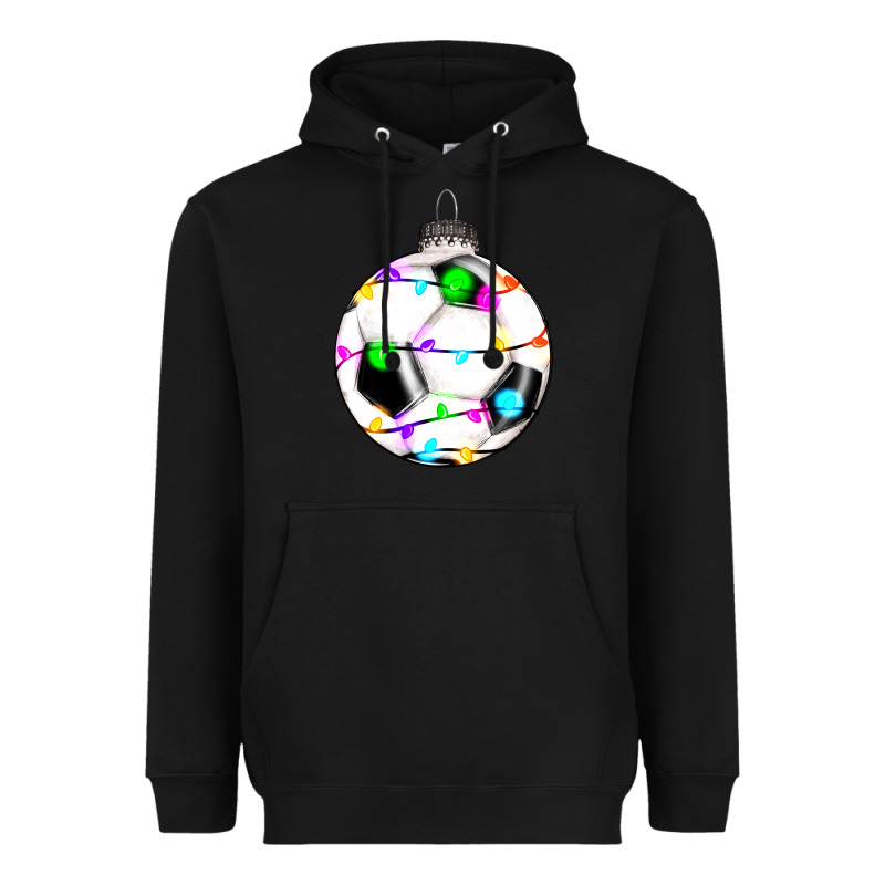 Christmas Soccer Heavyweight Hoodie by RanaPortraitStore | Teevron