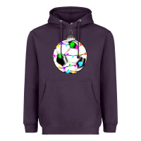 Plum Christmas soccer Heavyweight Hoodie - RanaPortraitStore