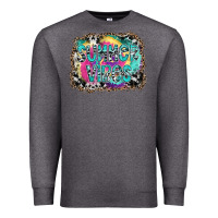 Charcoal Heather summer vibes Premium Sweatshirt - SublimationCraftShop