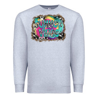 Heather Grey summer vibes Premium Sweatshirt - SublimationCraftShop