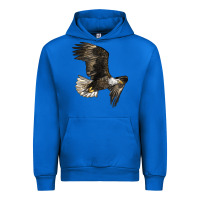 Cobalt White Headed Eagle Urban Hoodie - LillyAllenDesigns