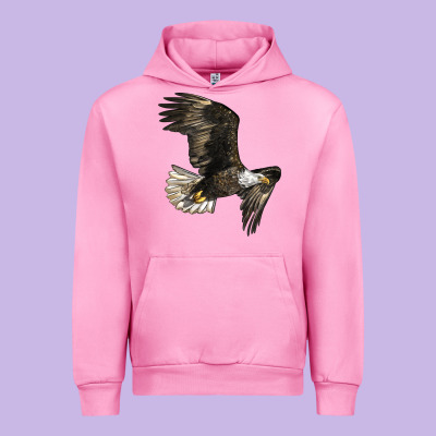 White Headed Eagle Urban Hoodie Designed By Lillyallendesigns