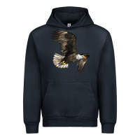 Navy White Headed Eagle Urban Hoodie - LillyAllenDesigns