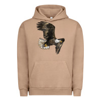 Pigment Burro White Headed Eagle Urban Hoodie - LillyAllenDesigns