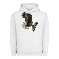Pigment Lunar Rock White Headed Eagle Urban Hoodie - LillyAllenDesigns