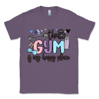 Lavender the gym is my happy place Classic Tee - MaliasSmallBusiness