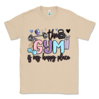 Mushroom the gym is my happy place Classic Tee - MaliasSmallBusiness