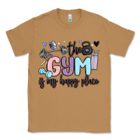 Toasted Coconut the gym is my happy place Classic Tee - MaliasSmallBusiness
