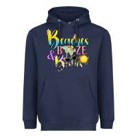 Navy beaches booze and besties tbw Heavyweight Hoodie - texasbilliewilder