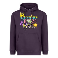 Plum beaches booze and besties tbw Heavyweight Hoodie - texasbilliewilder