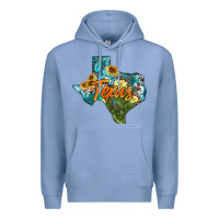 Colony Blue western texas map Premium Hoodie - AdoDesignShop