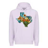 Lilac western texas map Premium Hoodie - AdoDesignShop
