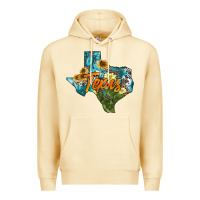 Pina Colada western texas map Premium Hoodie - AdoDesignShop