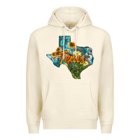 Sandshell western texas map Premium Hoodie - AdoDesignShop