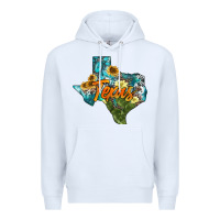 White western texas map Premium Hoodie - AdoDesignShop