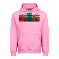 Fuchsia Pink mexico with roses Urban Hoodie - Jasminsmagicworld