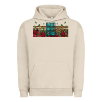 Pigment French Oak mexico with roses Urban Hoodie - Jasminsmagicworld