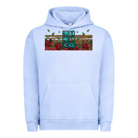 Pigment Grape Ice mexico with roses Urban Hoodie - Jasminsmagicworld