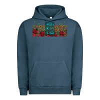 Pigment Midnight Navy mexico with roses Urban Hoodie - Jasminsmagicworld