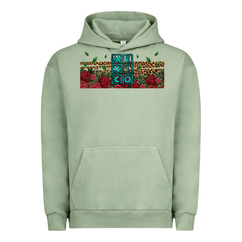 Mexico With Roses Urban Hoodie by Jasminsmagicworld | Teevron