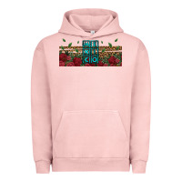 Pigment Salmon mexico with roses Urban Hoodie - Jasminsmagicworld