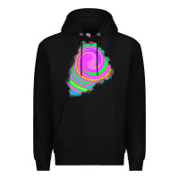 Black tie dye patch Premium Hoodie - RanaPortraitStore
