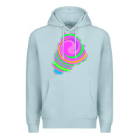 Blue Mist tie dye patch Premium Hoodie - RanaPortraitStore