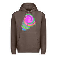 Coffee tie dye patch Premium Hoodie - RanaPortraitStore