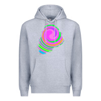 Heather Grey tie dye patch Premium Hoodie - RanaPortraitStore
