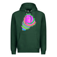 Sports Green tie dye patch Premium Hoodie - RanaPortraitStore