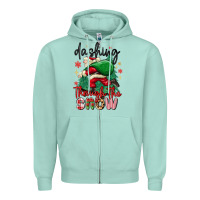 Dashing Through The Snow Zipper Hoodie | Teevron